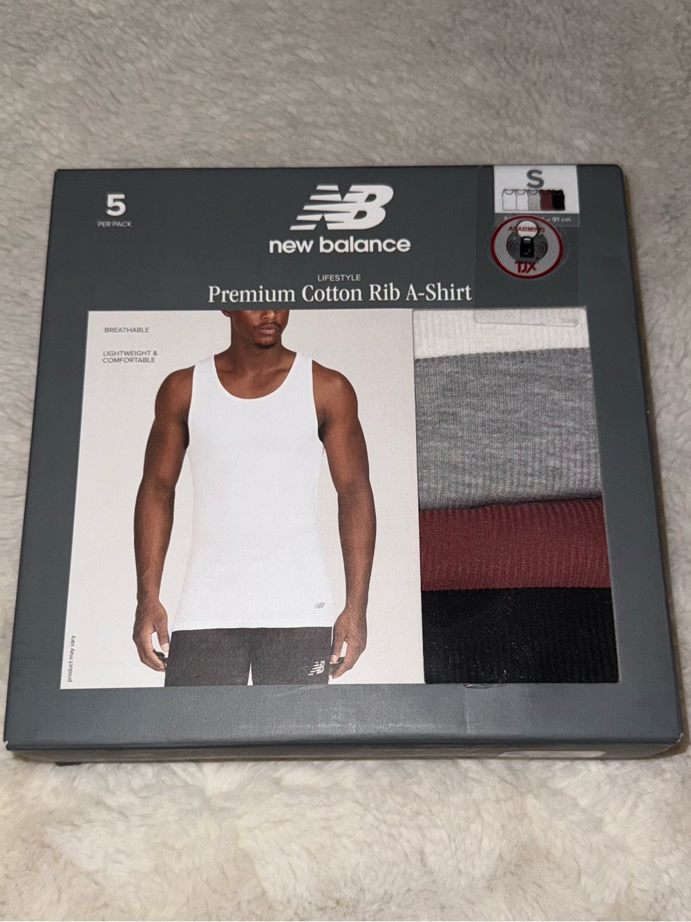 New Balance Men’s Ribbed Tanks Set of 5